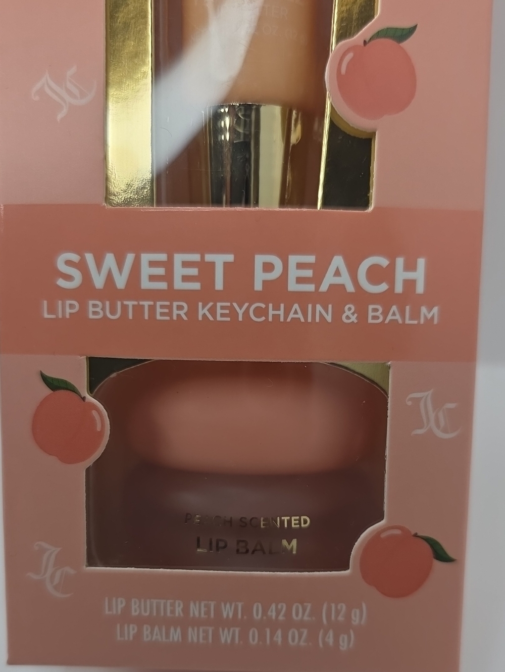 🍑▪️Juicy Couture▪️ Sweet Peach Lip Butter Keychain & Balm - Peach - Picture 3 of 4